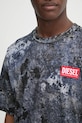 Bavlnené tričko Diesel T-BOXT-R12 T-SHIRT A16403.0QLAF sivá