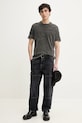 Diesel tricou din bumbac T-ADJIND T-SHIRT A16407.0QJAH gri SS25