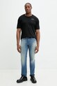 Diesel tricou din bumbac T-MADJUST-R2 T-SHIRT A16432.0SKAF negru SS25