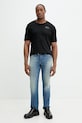 Хлопковая футболка Diesel T-MADJUST-R2 T-SHIRT A16432.0SKAF чёрный SS25