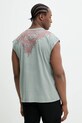 Îmbrăcăminte Diesel tricou din bumbac T-BOXT-SL-R1 TANK TOP A17640.0SLBT gri