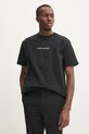 Хлопковая футболка PURPLE BRAND HWT JERSEY SS TEE хлопок чёрный P117.HBBT125