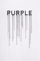 PURPLE BRAND t-shirt bawełniany HWT JERSEY SS TEE P117.HWWD125 biały
