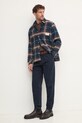 Barbour t-shirt bawełniany MTS1382BR98 brązowy SS25