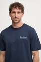 Barbour t-shirt bawełniany granatowy MTS1382NY91