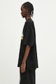 Памучна тениска VETEMENTS Southpark Oversized UA66TR610B черен SS25