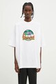 Βαμβακερό μπλουζάκι VETEMENTS Southpark Oversized χαλαρό λευκό UA66TR610W