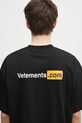 VETEMENTS cotton t-shirt Vetements.Com Regular black UA66TR750B