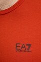 Бавовняна футболка EA7 Emporio Armani AF10375.7M000567 помаранчевий