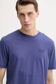 EA7 Emporio Armani t-shirt bawełniany fioletowy AF10375.7M000567