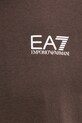 EA7 Emporio Armani t-shirt bawełniany AF10375.7M000567 brązowy