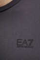 Bavlněné tričko EA7 Emporio Armani AF10375.7M000567 šedá