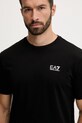 EA7 Emporio Armani t-shirt bawełniany czarny AF10375.7M000567