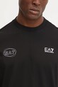 EA7 Emporio Armani tricou din bumbac AF12874.7M000302 negru