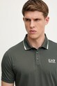 EA7 Emporio Armani polo de bumbac verde AF10375.7M000277