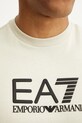 Бавовняна футболка EA7 Emporio Armani AF10375.7M000224 бежевий
