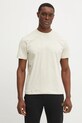 Хлопковая футболка EA7 Emporio Armani бежевый AF10375.7M000224