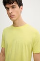 Бавовняна футболка Lindbergh жовтий 30.400104.PASTEL.YEL