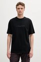 Lindbergh tricou din bumbac uni negru 30.400120B.BLACK