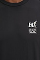 Bavlněné tričko EA7 Emporio Armani AF13244.7M000118 černá