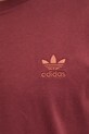 adidas Originals tricou din bumbac Trefoil JC9992 burgundia