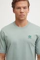 Bavlnené tričko adidas Originals Trefoil zelená JC9993