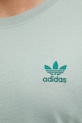 Bavlnené tričko adidas Originals Trefoil JC9993 zelená