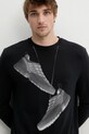MM6 Maison Margiela camicia a maniche lunghe nero SH0GC0052.M20101