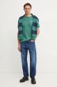 Gant tricou din bumbac 2044017 verde SS25