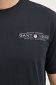 Gant tricou din bumbac 2044017 negru