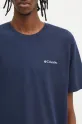 Columbia t-shirt in cotone North Cascades blu navy 1834041.