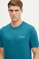 Columbia tricou din bumbac North Cascades turcoaz 1834041.