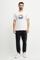 Columbia t-shirt bawełniany Path Lake 1934814. biały SS25