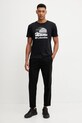 Columbia tricou din bumbac Path Lake 1934814. negru SS25