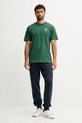 Βαμβακερό μπλουζάκι Columbia Explorers Canyon 2036451. πράσινο AW25