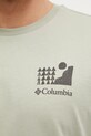 Columbia tricou din bumbac Explorers Canyon 2036451. verde