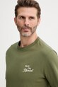 United Colors of Benetton tricou din bumbac verde 34BNU10AP