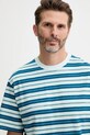 Бавовняна футболка United Colors of Benetton блакитний 30CXU10A0