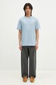 Carhartt WIP cotton t-shirt Chase I026391.2MYXX turquoise