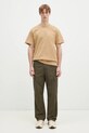 Carhartt WIP t-shirt bawełniany Chase beżowy I026391.2N1XX