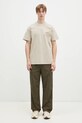 Carhartt WIP tricou din bumbac American Script bej I029956.2LPXX
