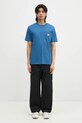 Carhartt WIP t-shirt bawełniany Pocket I030434.2LZXX granatowy