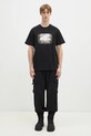 Памучна тениска Carhartt WIP Greatest Flicks I034393.89XX черен