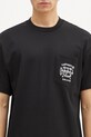 Carhartt WIP cotton t-shirt Fragments Pocket black I034407.0D2XX
