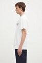 Памучна тениска Carhartt WIP Label Script I034421.02XX бял SS25