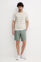 Футболка с примесью льна United Colors of Benetton 32UZU10A7 бежевый SS25