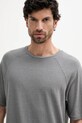 Льняная футболка United Colors of Benetton серый 3UTFU10A5