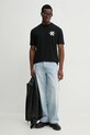 Karl Lagerfeld tricou din bumbac 552221.755148 negru SS25