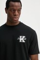 Karl Lagerfeld tricou din bumbac negru 552221.755148