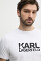 Karl Lagerfeld t-shirt biały 552235.755087